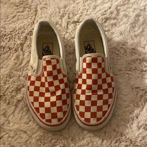 Red Checkered VANS
